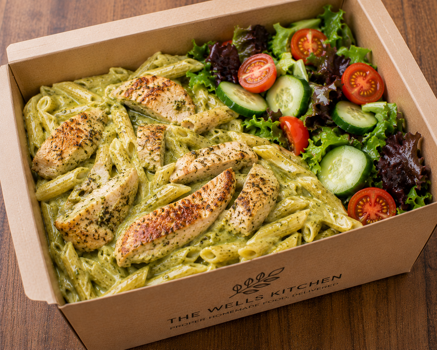 Thursday - Chicken pesto pasta salad