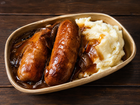 Sausage, Mash & Onion Gravy