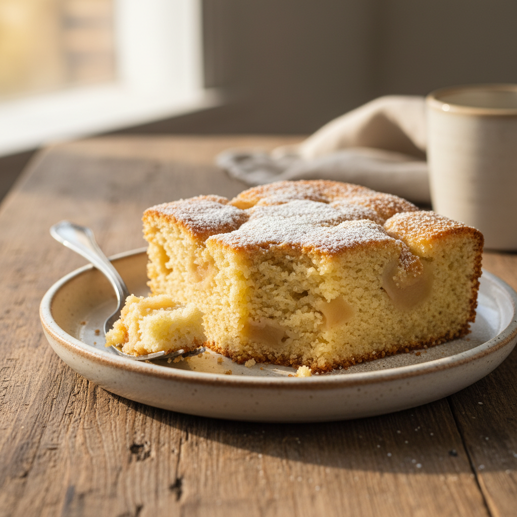 Fudgy Apple Cake