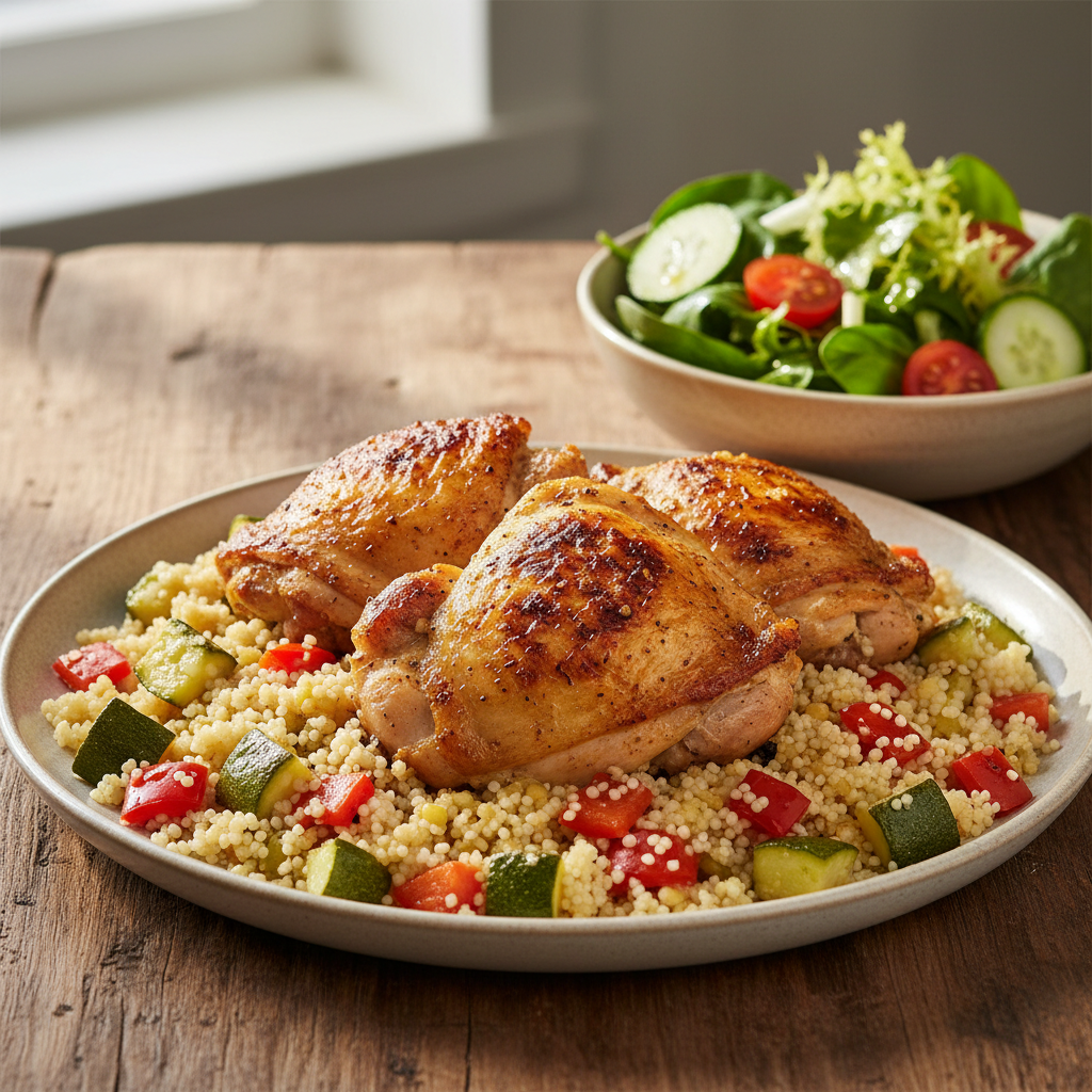 Paprika Chicken Couscous Salad